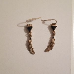 Feather earrings
